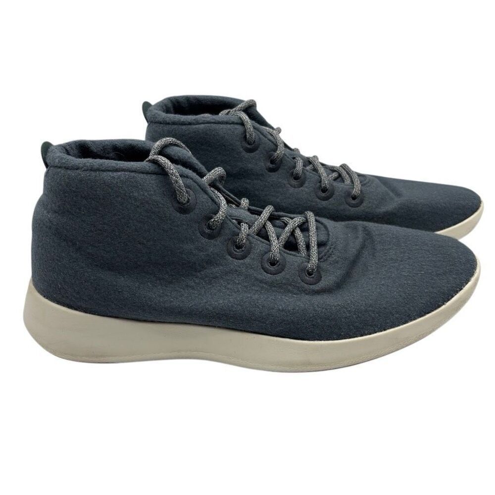 ALLBIRDS Hightop Wool Runner Up Mizzle Sneakers Blue Men's‎ Size 13